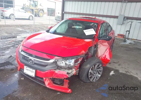 2018 Honda Civic Ex z USA, uszkodzony, nr VIN 2HGFC2F78JH575091